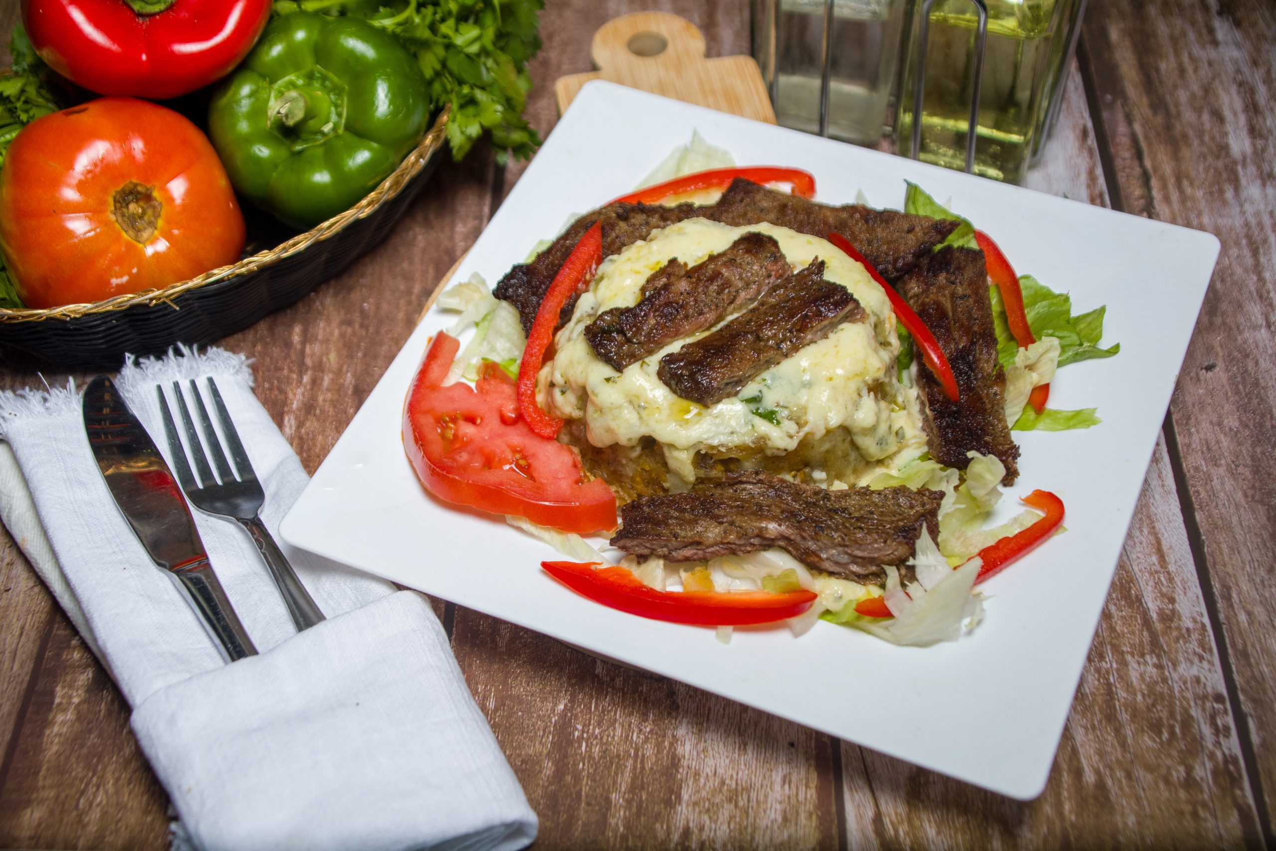 Mofongo de Churrasco / Skirt Mofongo